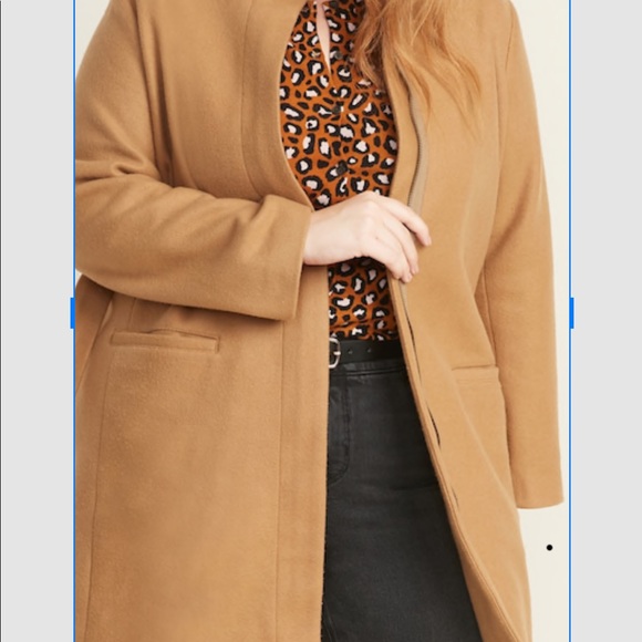 Beautiful caramel color plus 4x wool coat - Picture 4 of 5